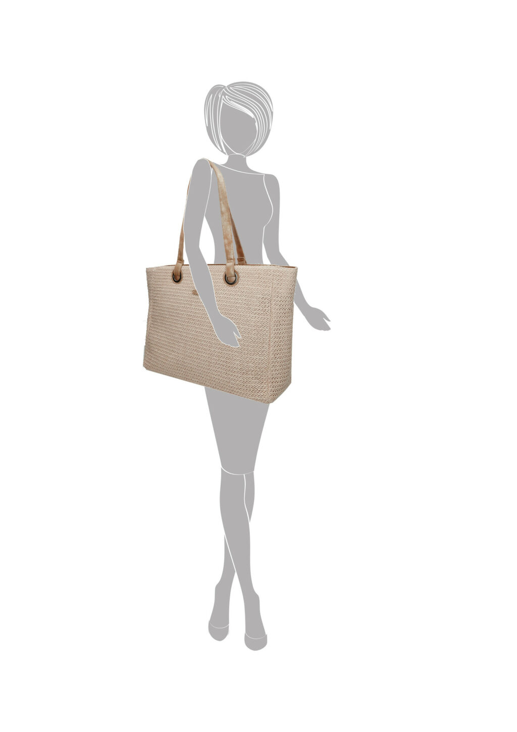Ibiza Shopper – Beige - 78019 - Afbeelding 4