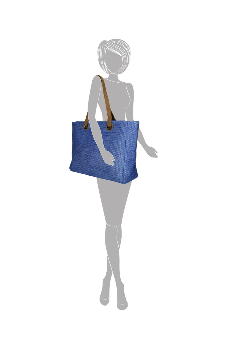 Ibiza Shopper - Blauw - 78019 - Afbeelding 4