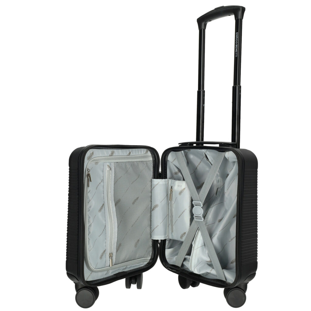 Enrico Benetti Underseater Koffer – Louisville - afm 30x20x45 cm - zwart - 39040 - Afbeelding 5