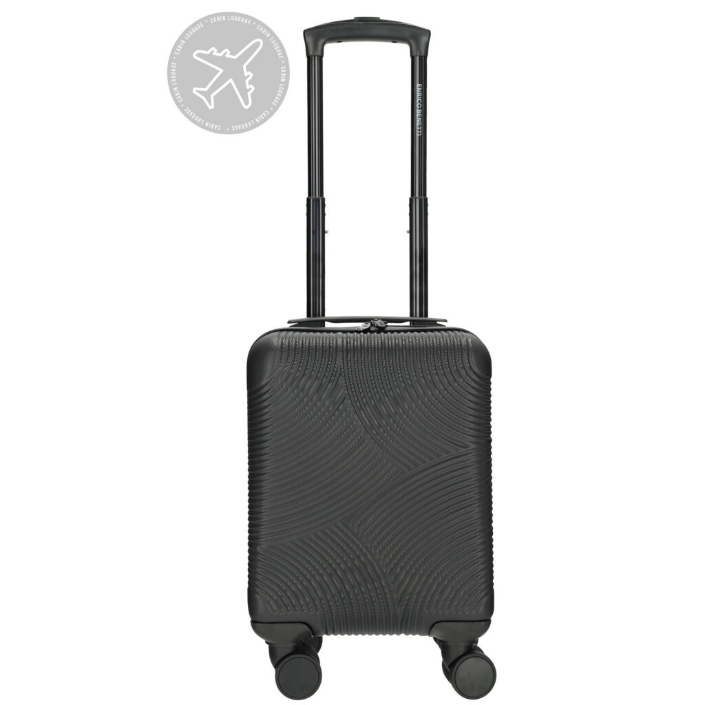 Underseater handbagage koffer Louisville zwart 30x20x45 cm Ryanair EasyJet handbagage 25L lichtgewicht