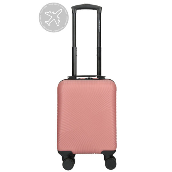 Oudroze underseater koffer handbagage