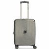 Grijze Enrico Benetti Richmond koffer met 360° wielen en uitschuifbare handgreep.