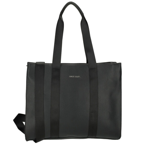 Nina shopper laptoptas zwart