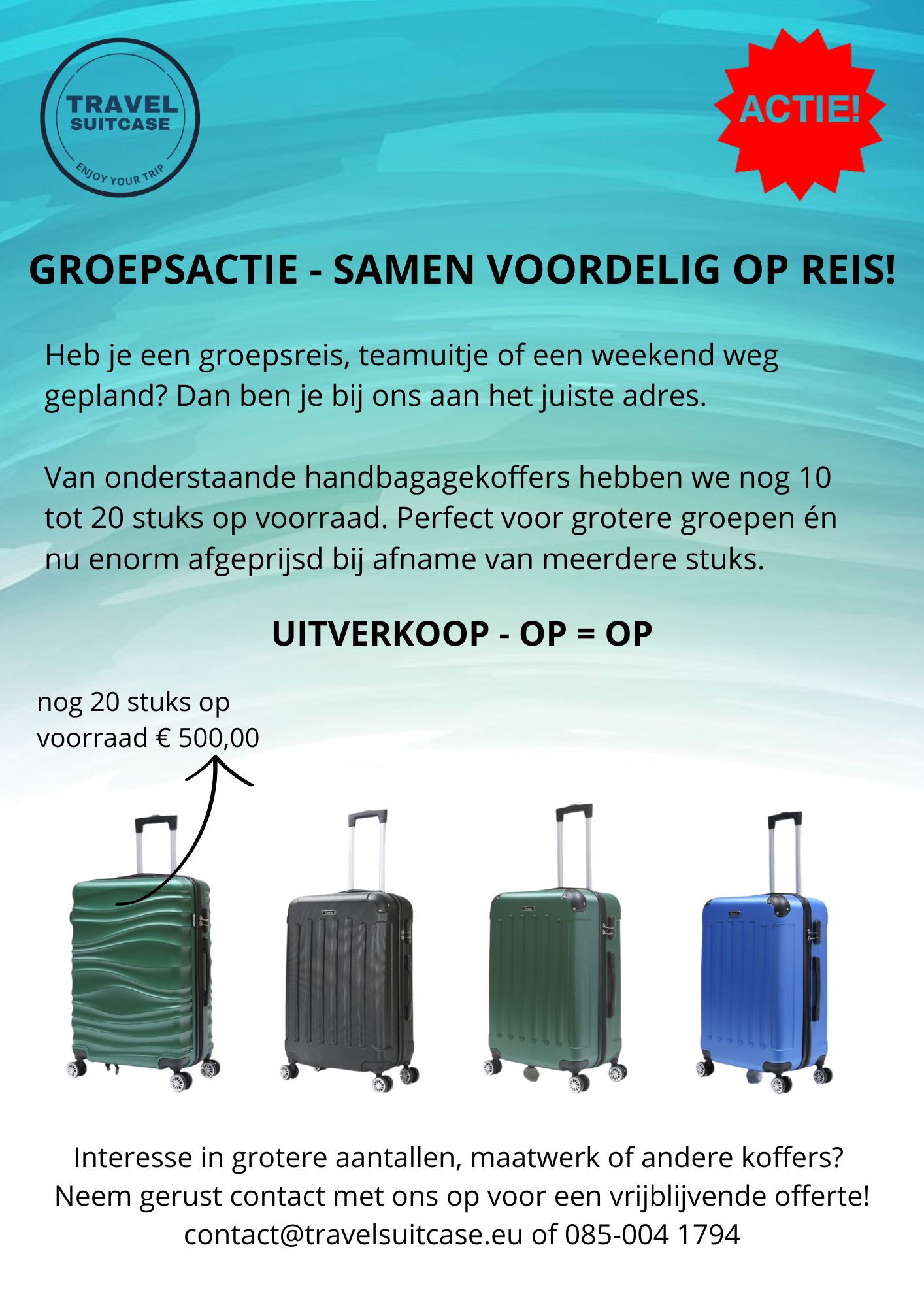 actieprijzen handbagage