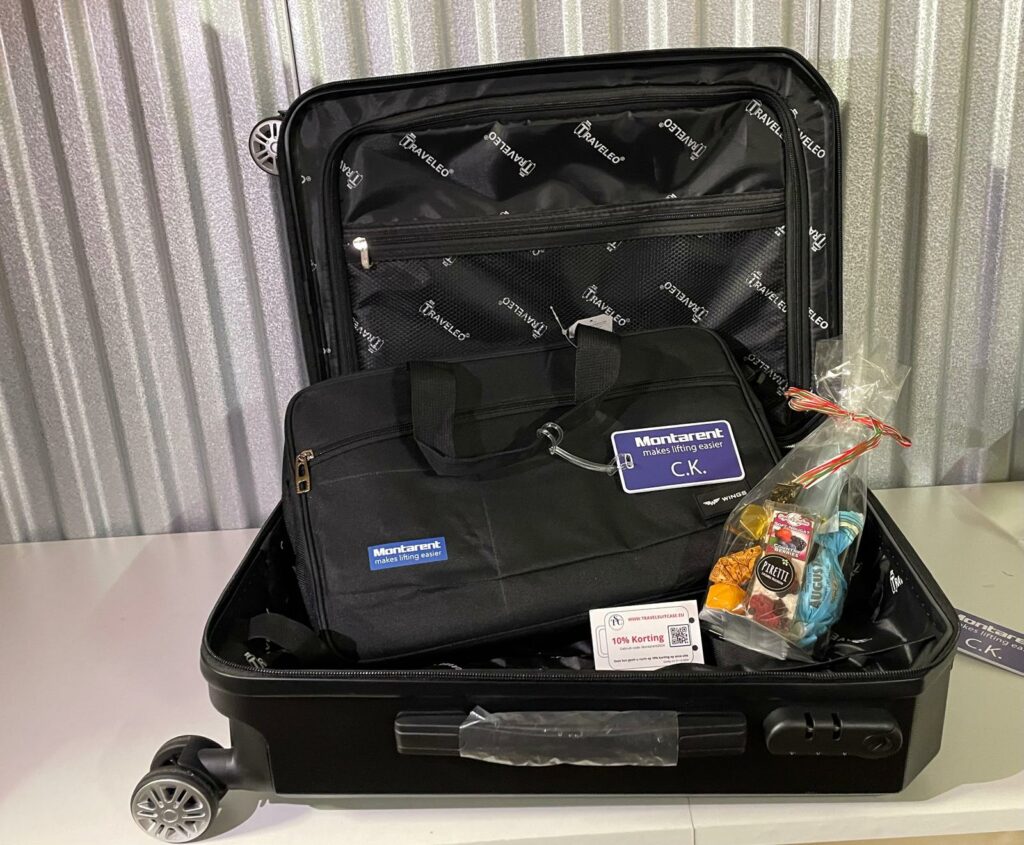 kerstpakketten koffers of reistassen