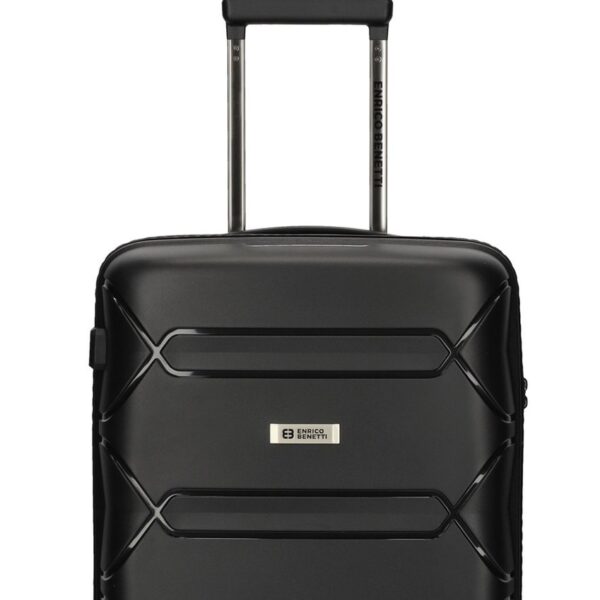 Ruimbagage koffer zwart Kingston Enrico Benetti 67 liter met zwenkwielen en TSA slot