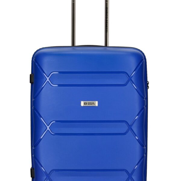 ruimbagage koffer blauw Kingston Enrico Benetti 67 liter met zwenkwielen en TSA slot