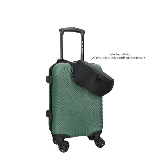 Alternative view of Enrico Benetti – Louisville Underseater – Olijf groen – 40 cm – Afneembare Wielen – XS Handbagage
