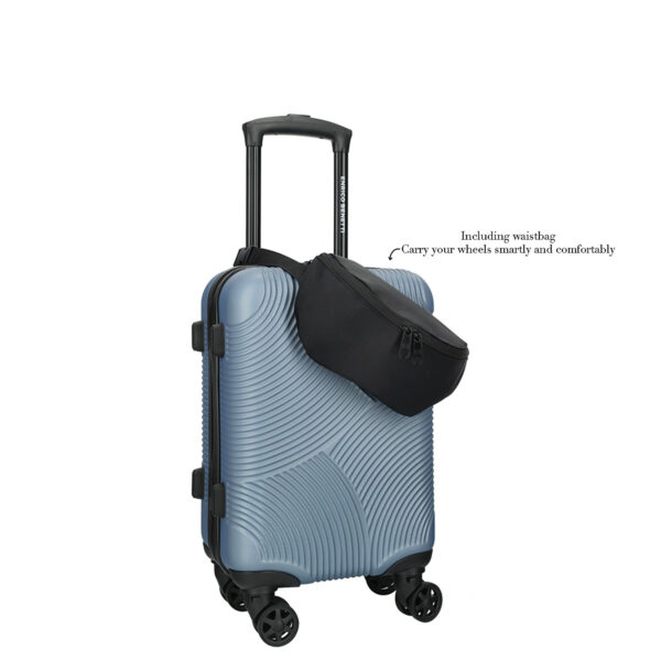 Alternative view of Enrico Benetti – Louisville Underseater – Jeans blauw – 40 cm – Afneembare Wielen – XS Handbagage