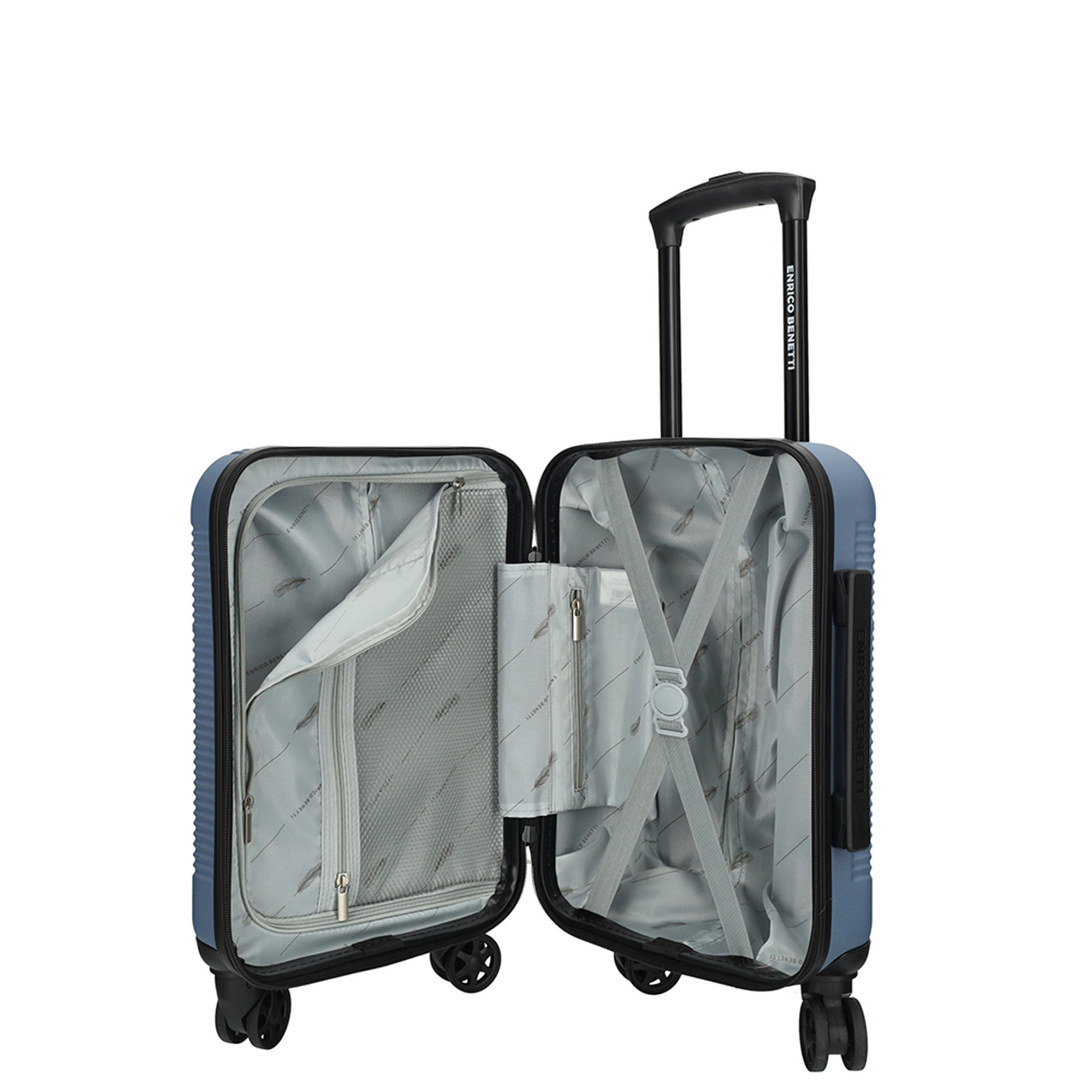 Enrico Benetti – Louisville Underseater – Jeans blauw – 40 cm – Afneembare Wielen – XS Handbagage - Afbeelding 3