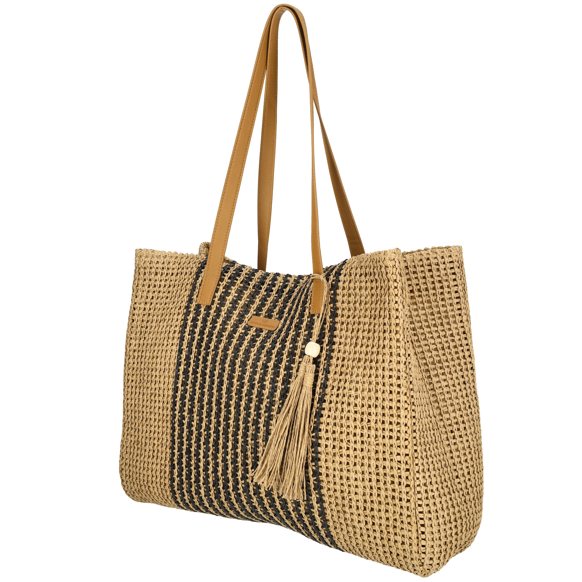 Enrico Benetti Capri Strandtas – Zwart – Grote Shopper – Polyester - Afbeelding 3