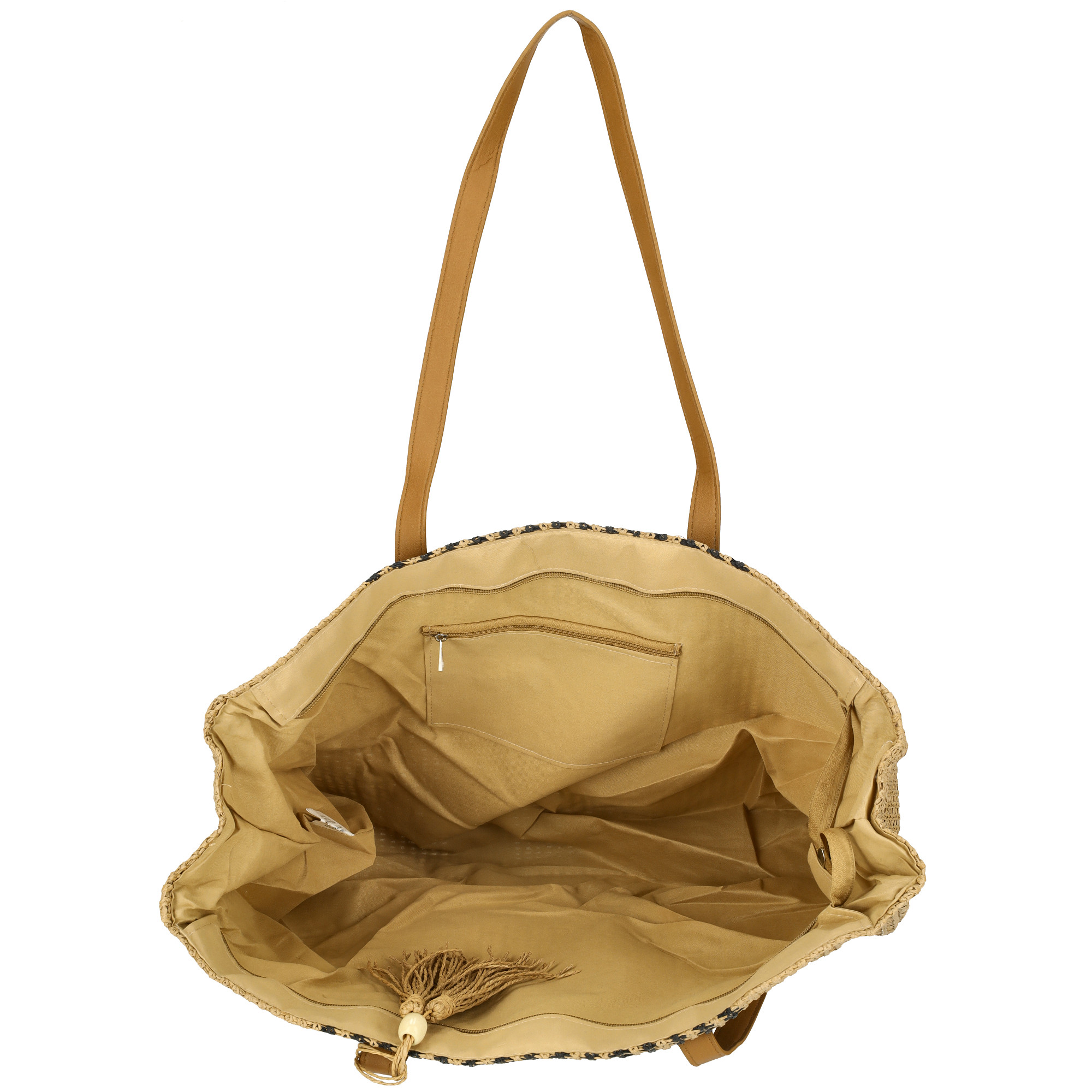 Enrico Benetti Capri Strandtas – Zwart – Grote Shopper – Polyester - Afbeelding 5