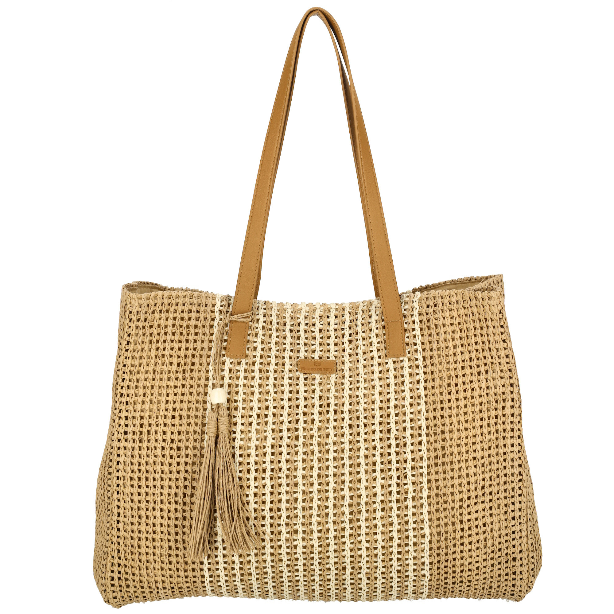 Enrico Benetti Capri Strandtas – Naturel – Grote Shopper – Polyester - Afbeelding 5