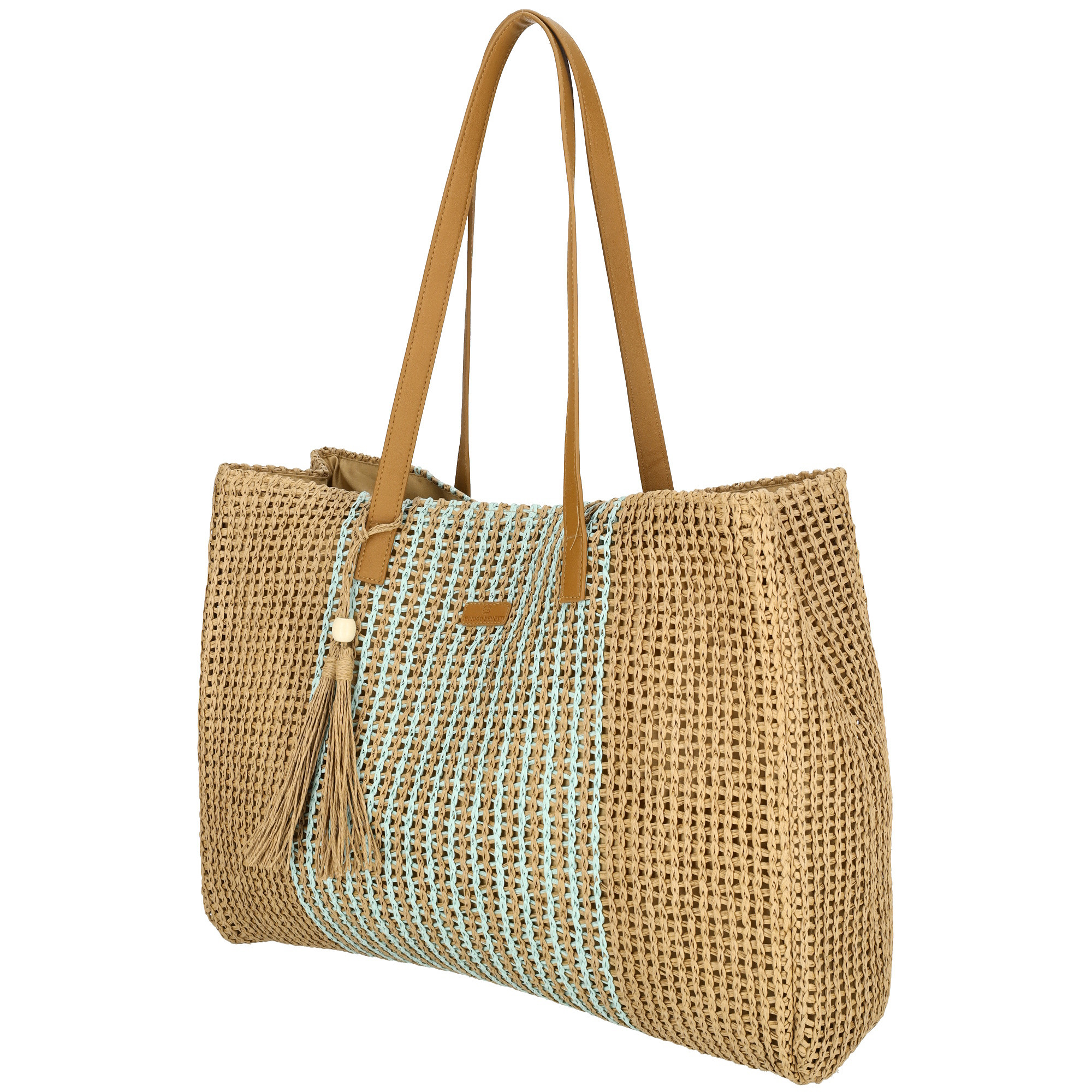 Enrico Benetti Capri Strandtas – Lichtblauw – Grote Shopper – Polyester - Afbeelding 4