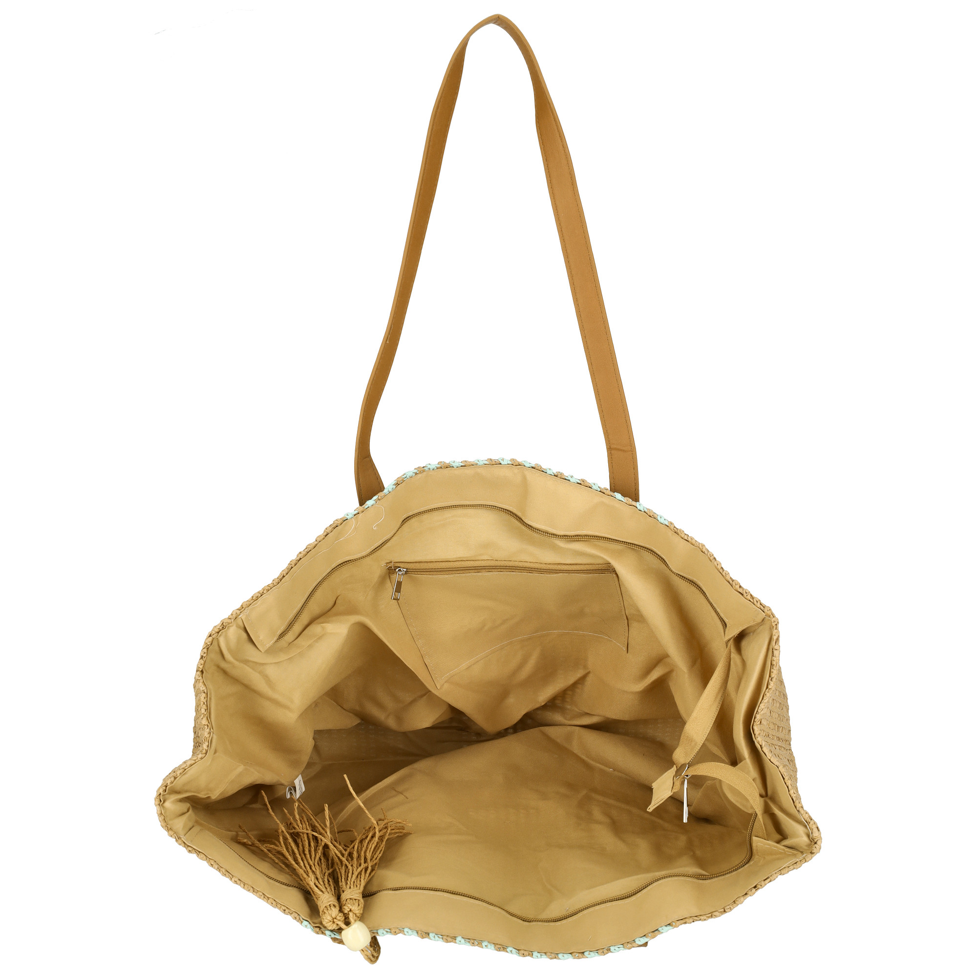Enrico Benetti Capri Strandtas – Lichtblauw – Grote Shopper – Polyester - Afbeelding 5