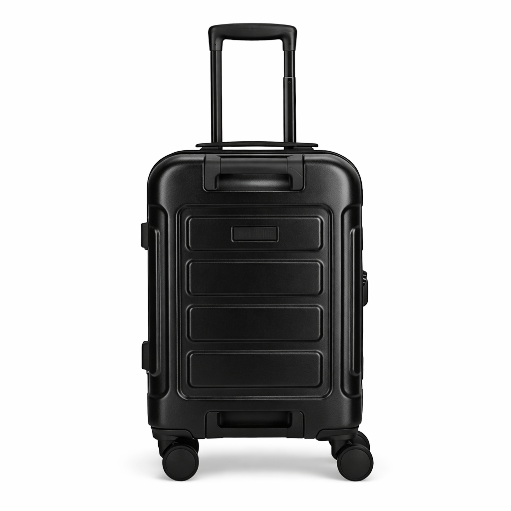 Aspen handbagage zwart koffer maat M van Enrico Benetti met 4 zwenkwielen.