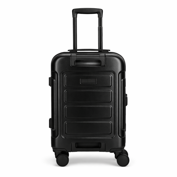 Aspen handbagage zwart grote koffer maat L van Enrico Benetti met 4 zwenkwielen.